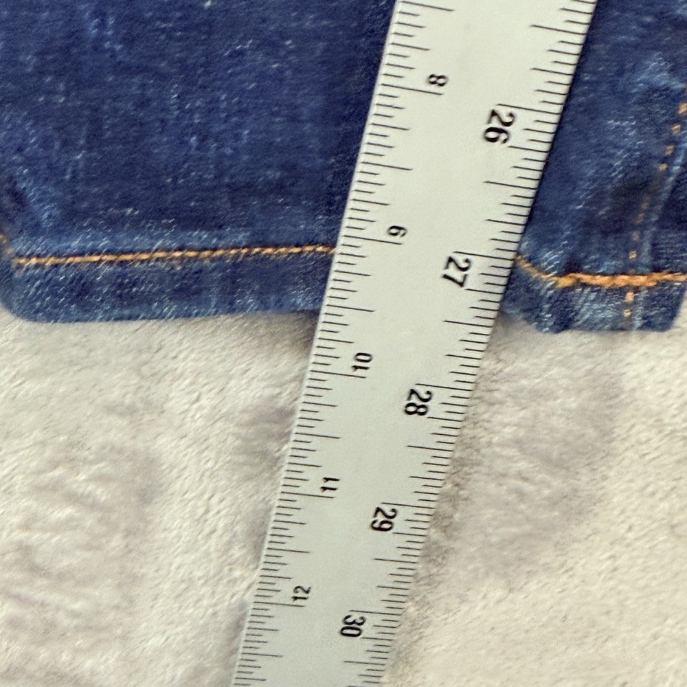 J.CREW Jeans Women's Size 27 9" Toothpick  Stretch Skinny Blue High-rise Zip Fly - Picture 7 of 13